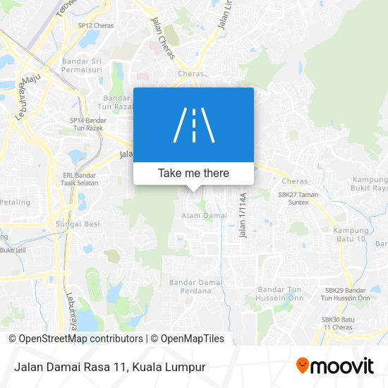 Peta Jalan Damai Rasa 11
