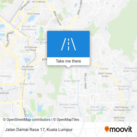 Peta Jalan Damai Rasa 17