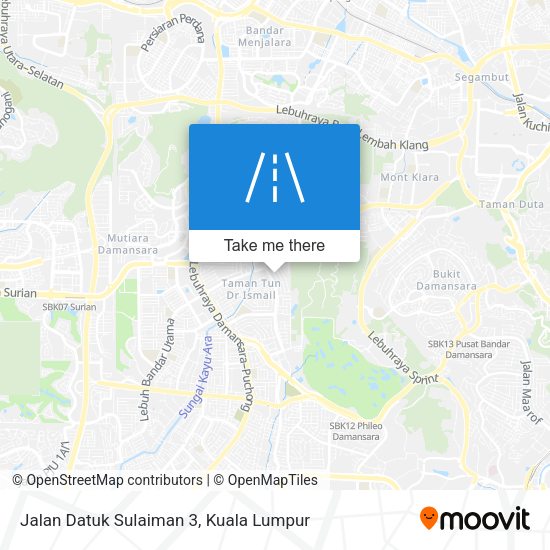 Jalan Datuk Sulaiman 3 map