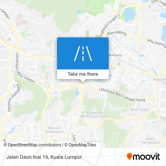 Jalan Daun Inai 16 map