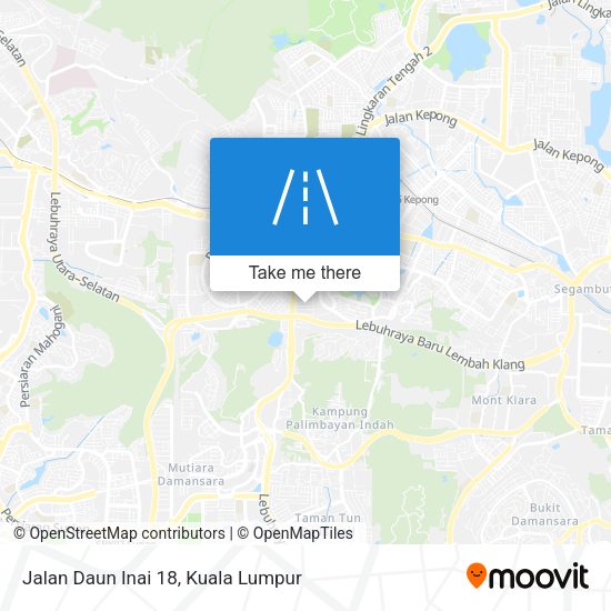 Jalan Daun Inai 18 map
