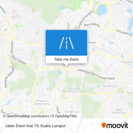 Jalan Daun Inai 19 map