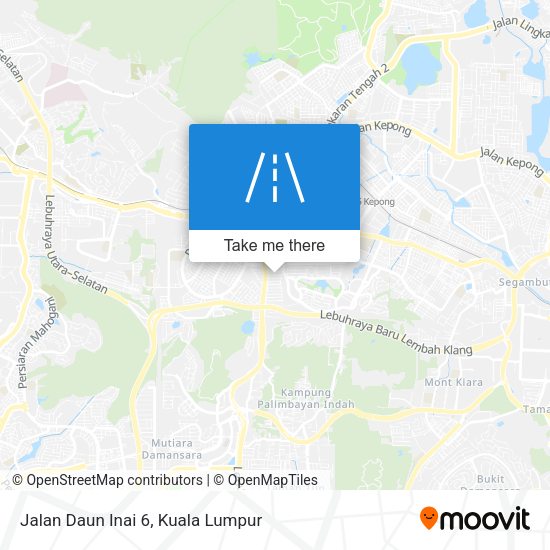 Jalan Daun Inai 6 map