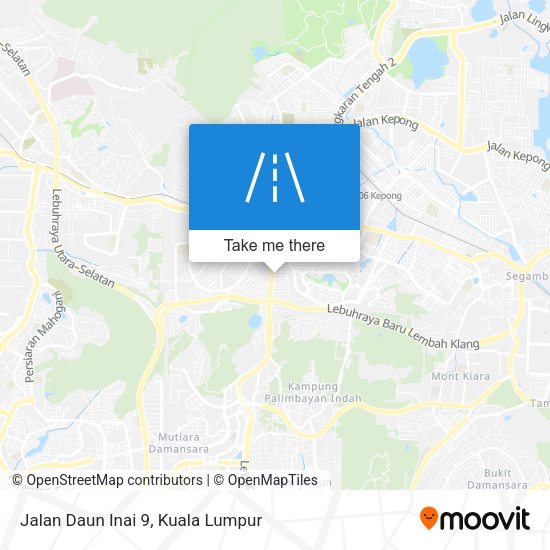 Jalan Daun Inai 9 map