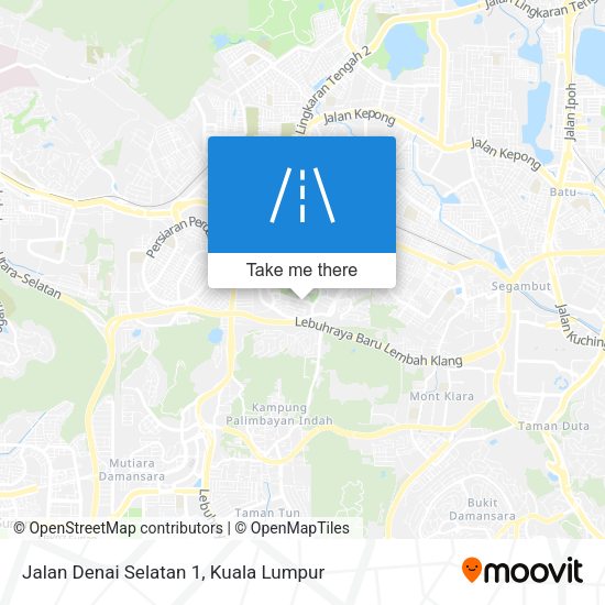 Peta Jalan Denai Selatan 1