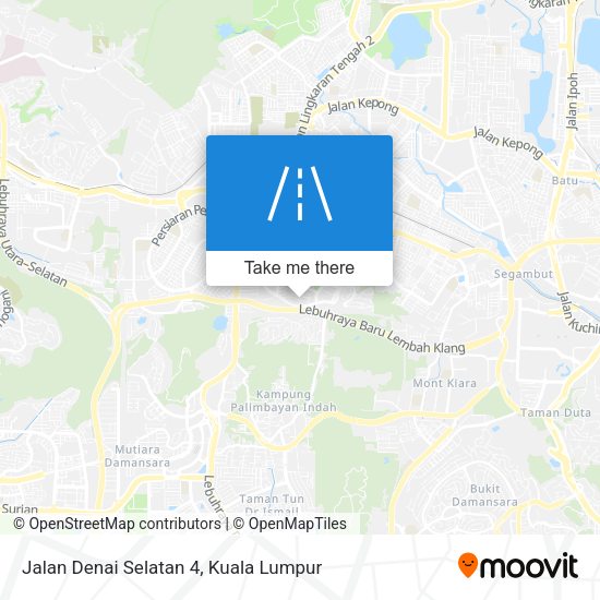 Jalan Denai Selatan 4 map