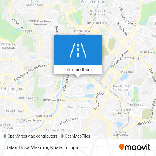 Peta Jalan Desa Makmur