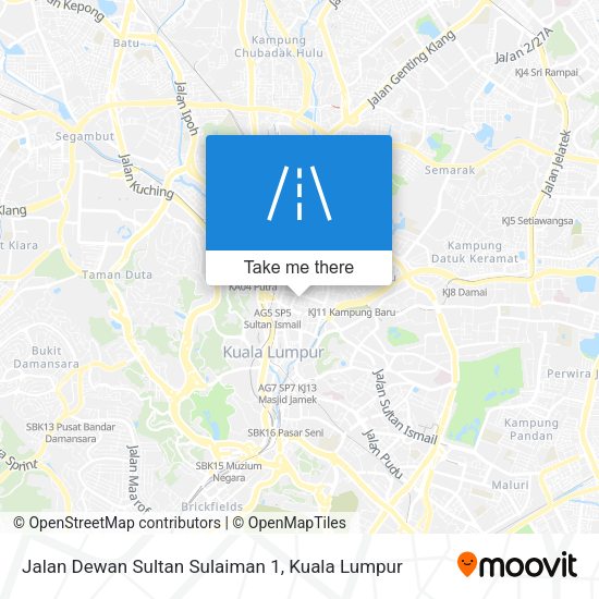 Peta Jalan Dewan Sultan Sulaiman 1