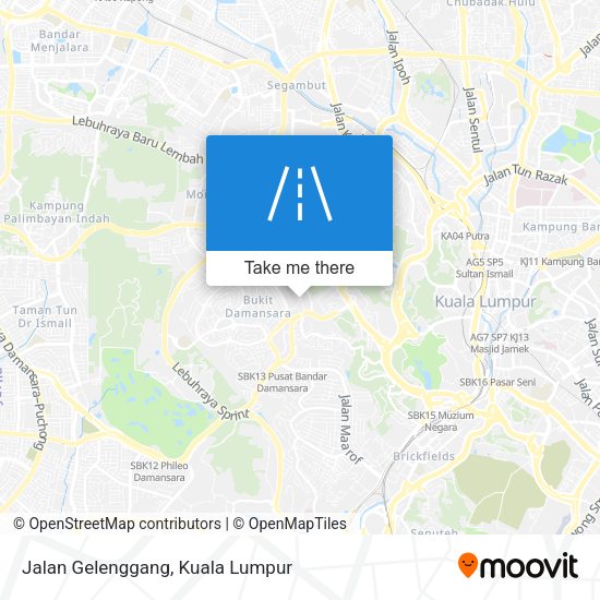 Jalan Gelenggang map