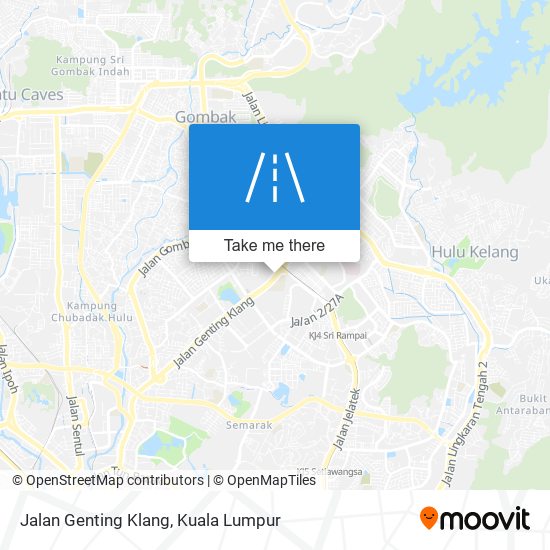 Jalan Genting Klang map