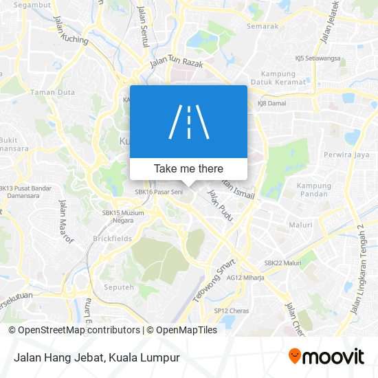 Peta Jalan Hang Jebat
