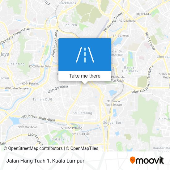 Peta Jalan Hang Tuah 1