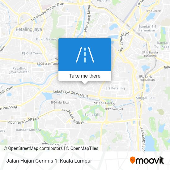 Peta Jalan Hujan Gerimis 1