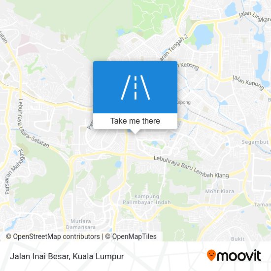 Jalan Inai Besar map
