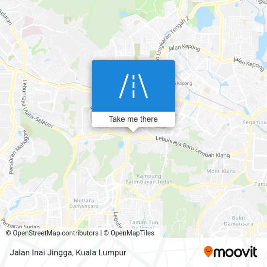 Jalan Inai Jingga map
