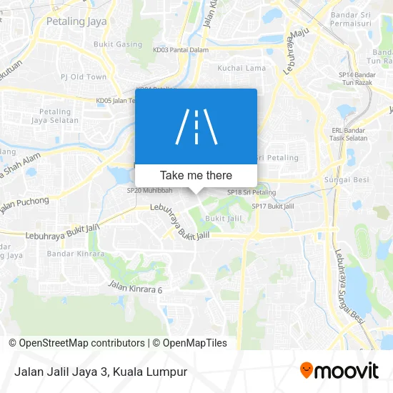 Jalan Jalil Jaya 3 map