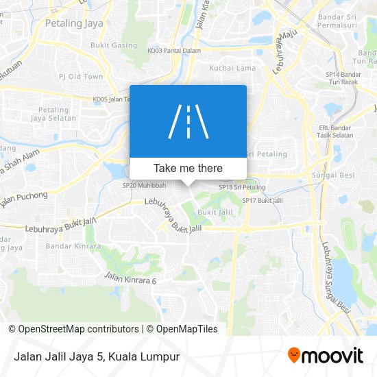 Jalan Jalil Jaya 5 map
