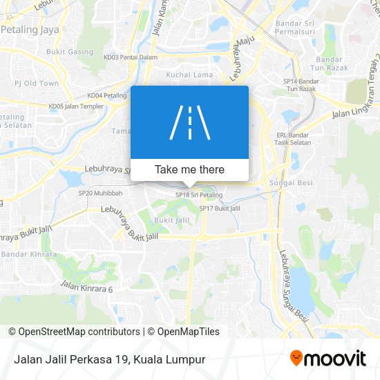 Jalan Jalil Perkasa 19 map