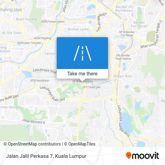 Jalan Jalil Perkasa 7 map