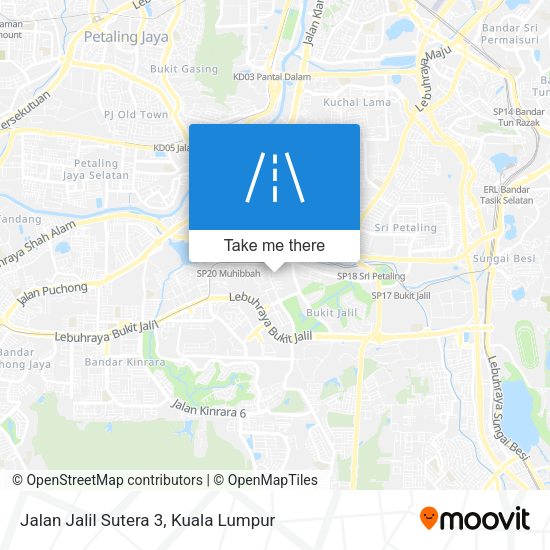 Peta Jalan Jalil Sutera 3