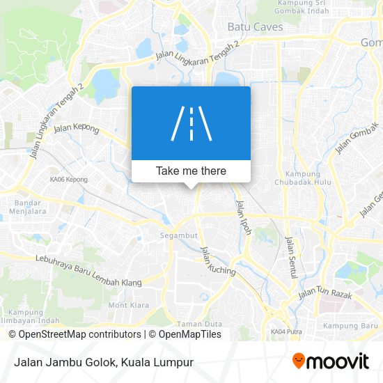 Jalan Jambu Golok map
