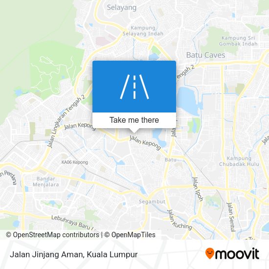 Peta Jalan Jinjang Aman