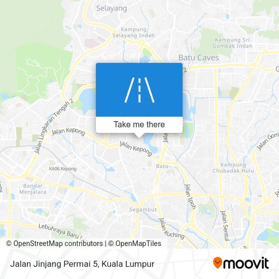 Jalan Jinjang Permai 5 map