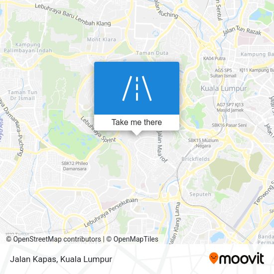 Jalan Kapas map