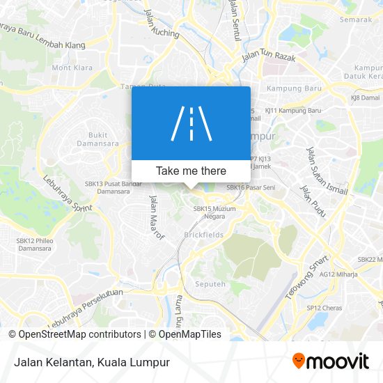 Peta Jalan Kelantan