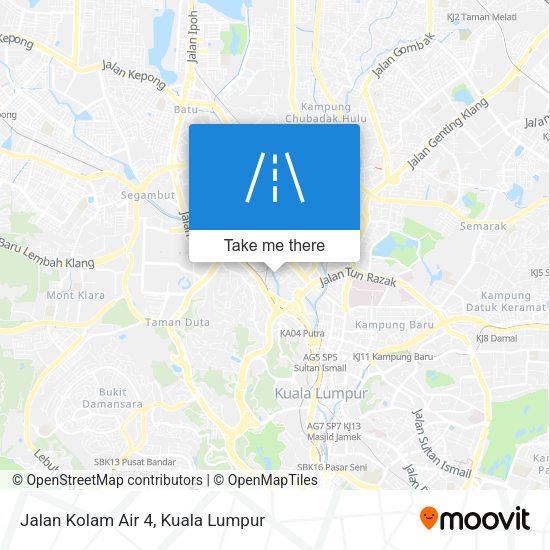 Jalan Kolam Air 4 map
