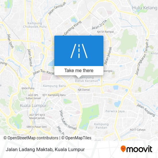 Peta Jalan Ladang Maktab