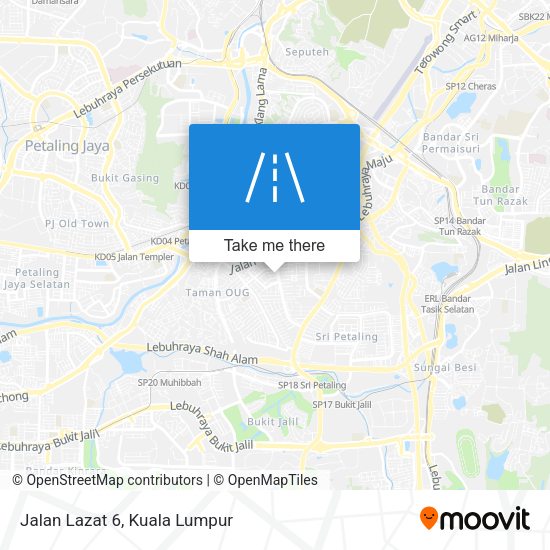 Peta Jalan Lazat 6