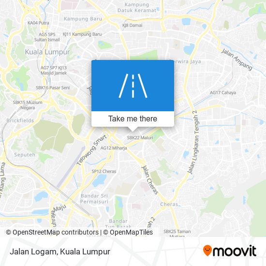 Jalan Logam map