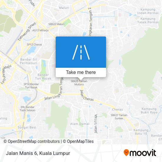 Peta Jalan Manis 6