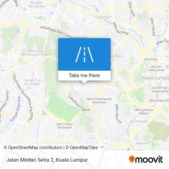Peta Jalan Medan Setia 2