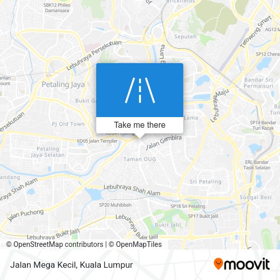 Peta Jalan Mega Kecil