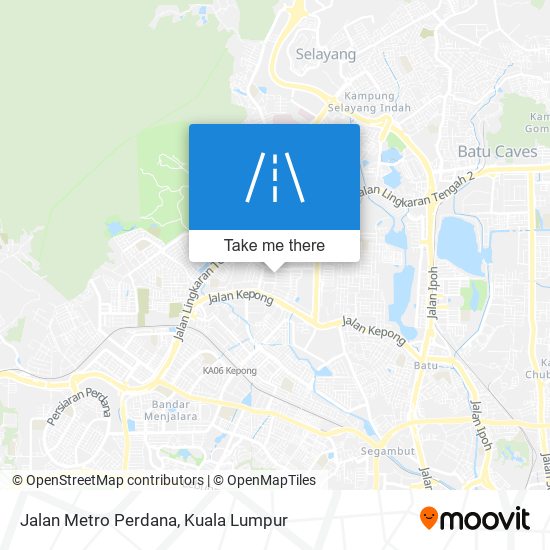 Jalan Metro Perdana map