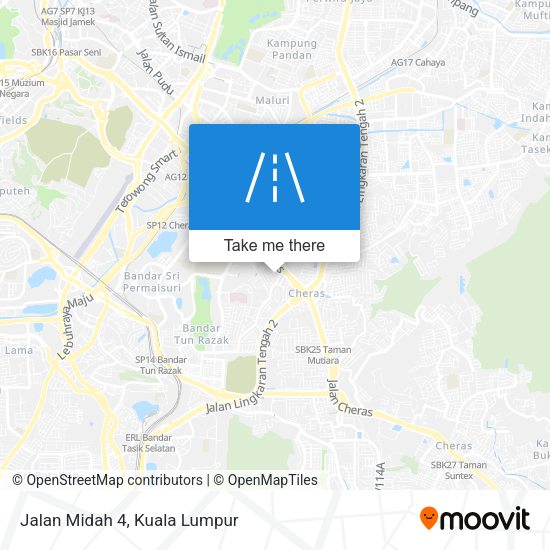 Peta Jalan Midah 4