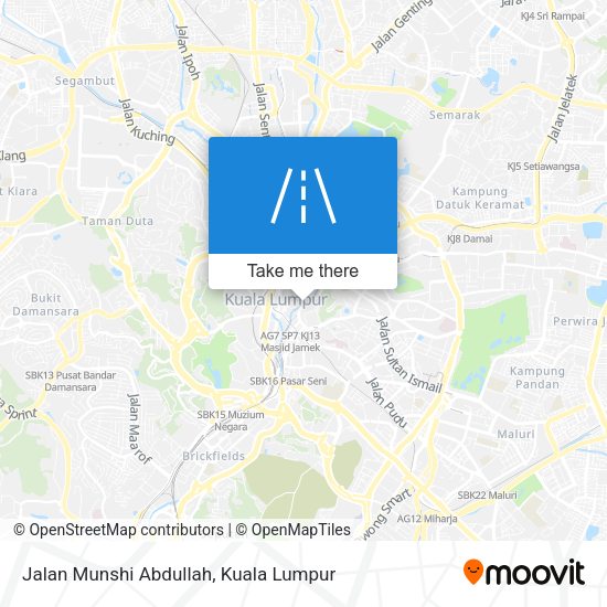 Jalan Munshi Abdullah map