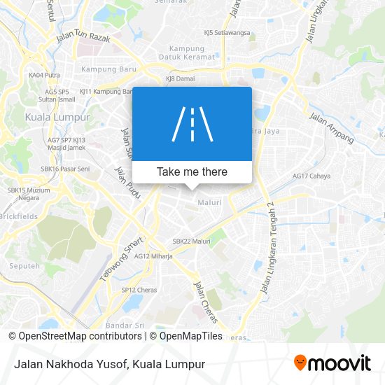 Peta Jalan Nakhoda Yusof
