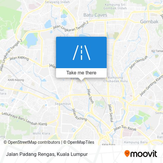 Jalan Padang Rengas map