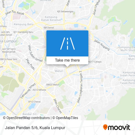 Peta Jalan Pandan 5/6
