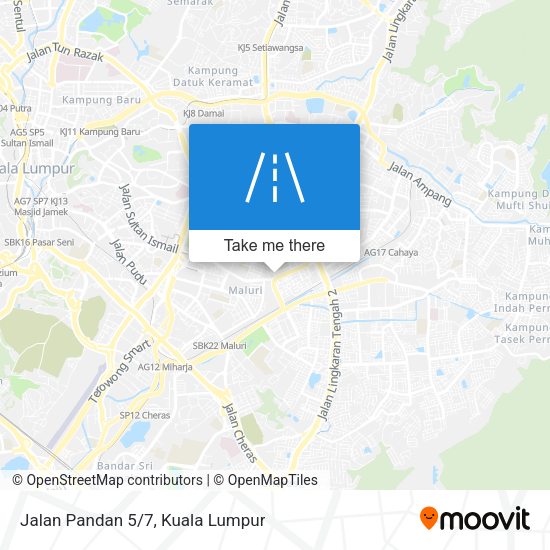 Peta Jalan Pandan 5/7