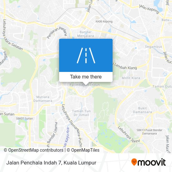 Jalan Penchala Indah 7 map