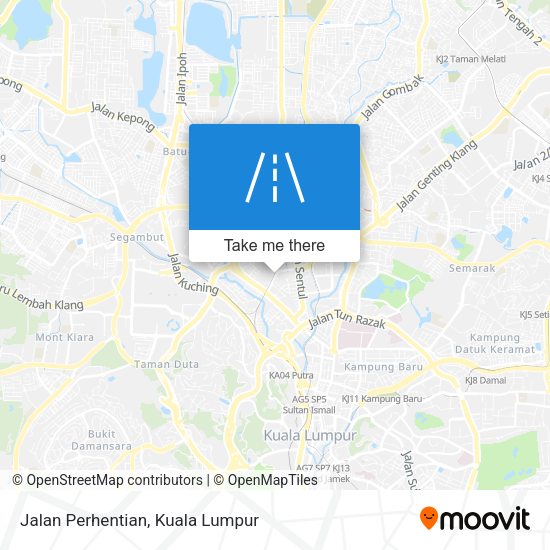 Peta Jalan Perhentian