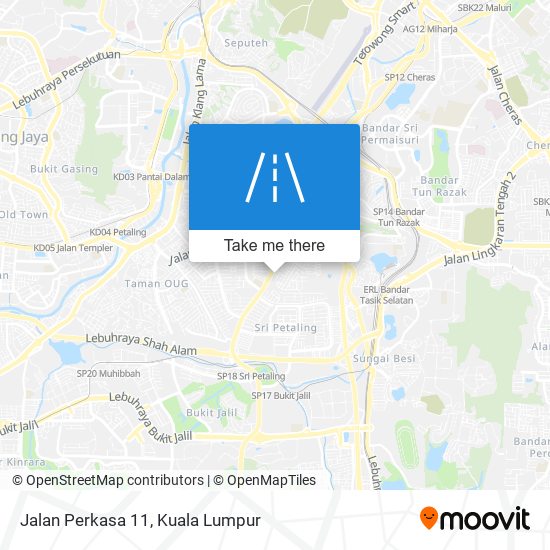 Jalan Perkasa 11 map