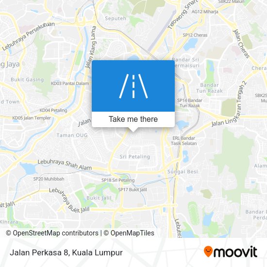 Peta Jalan Perkasa 8