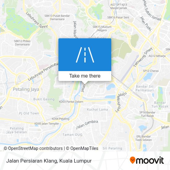 Jalan Persiaran Klang map