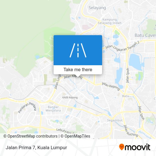 Peta Jalan Prima 7