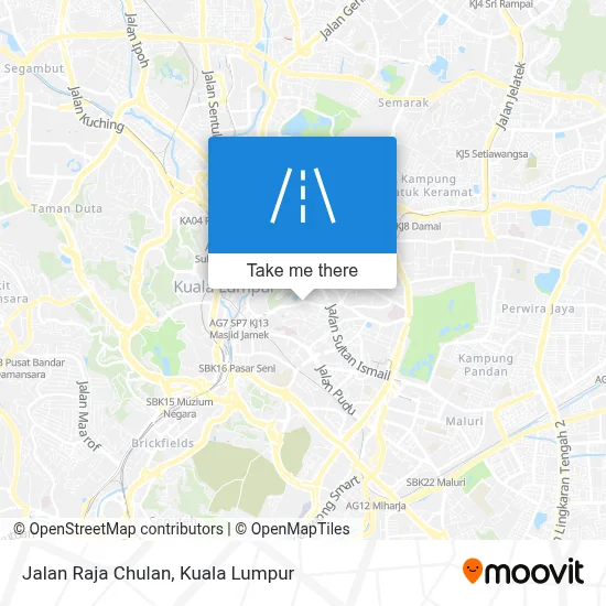 Jalan Raja Chulan map